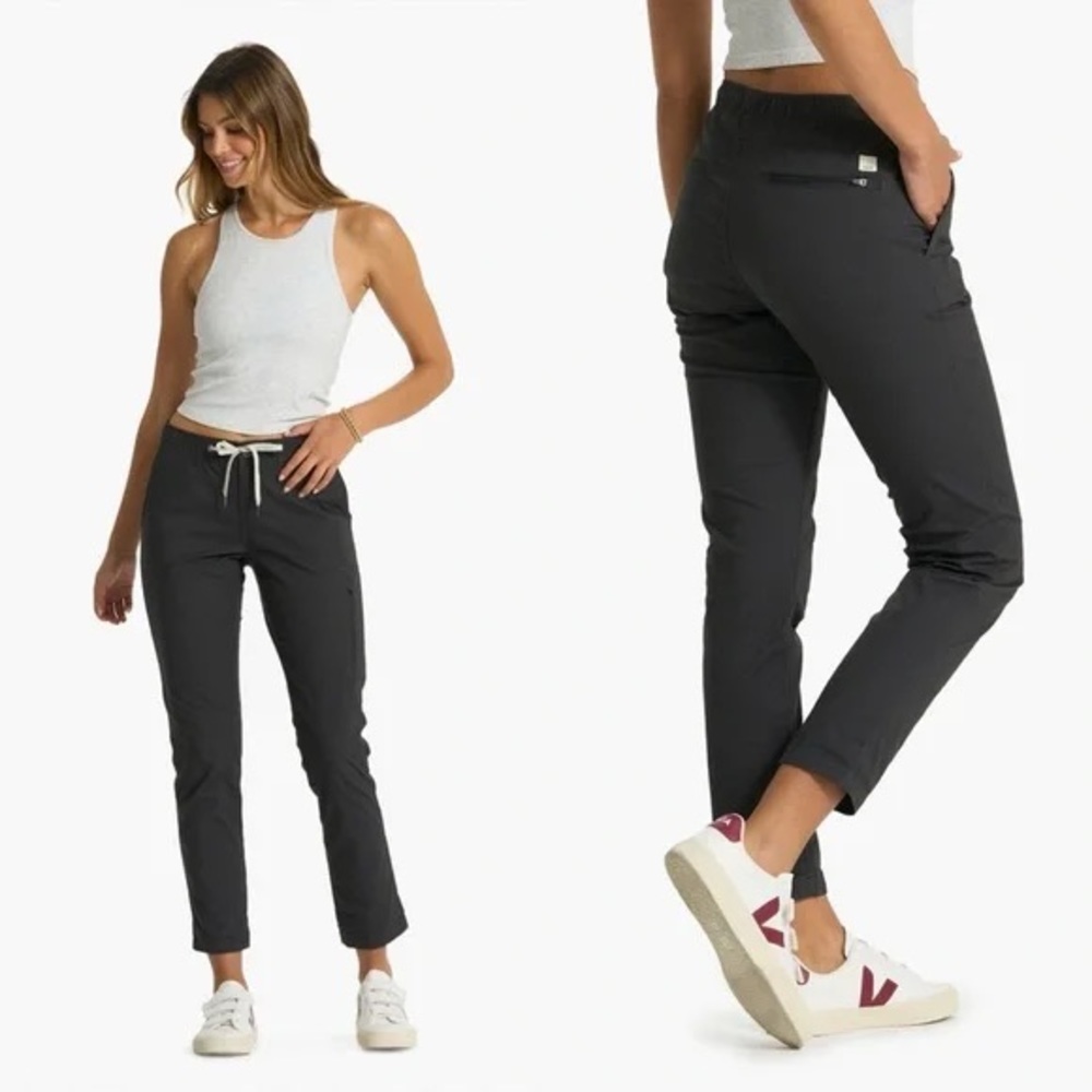 Vuori Pants Womens Size Small Charcoal Ripstop